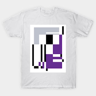 Purple Abstract #09 T-Shirt